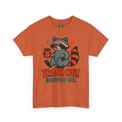 Trash Cult Supply Co. Unisex Heavy Cotton Tee, Eco-Friendly Tee, Gift for Raccoon Lovers, Cute Graphic T-Shirt, Trendy Streetwear, [...]