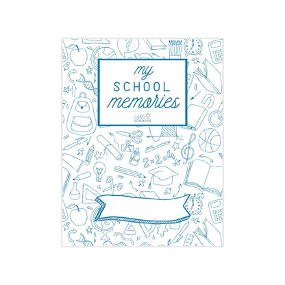 Blue Doodle School Memory Journal