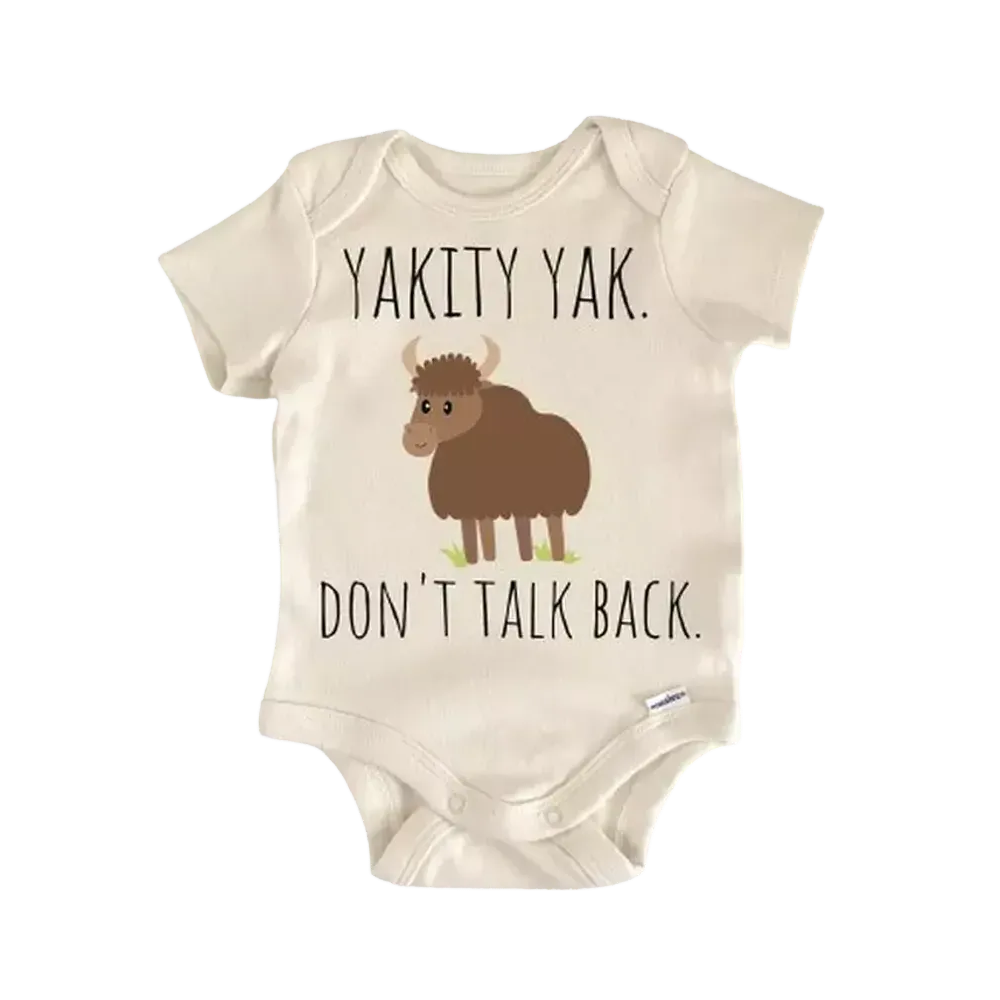 Yakity Yak Animal Newborn Baby Onesie® Bodysuit