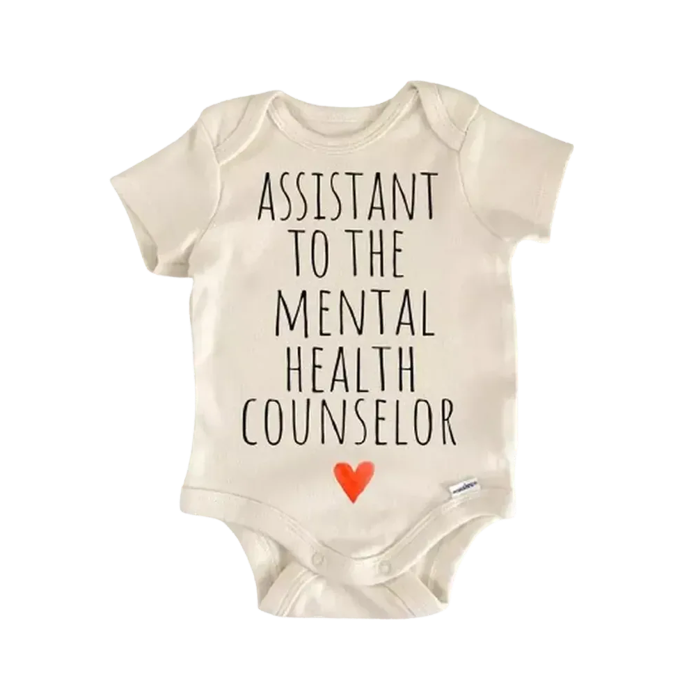 Mental Health Counselor Newborn Baby Onesie® Bodysuit