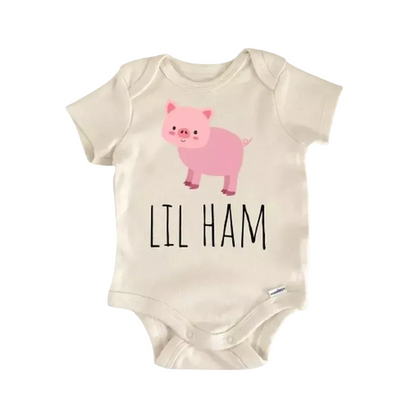 Pig Bacon Farm Ham Newborn Baby Onesie® Bodysuit