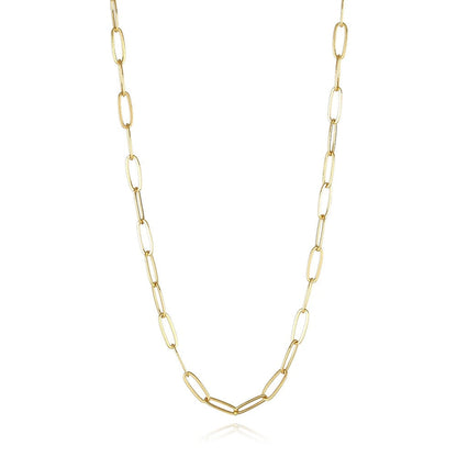 Paperclip Charm Bar Necklace - 18”, 24”, 28”