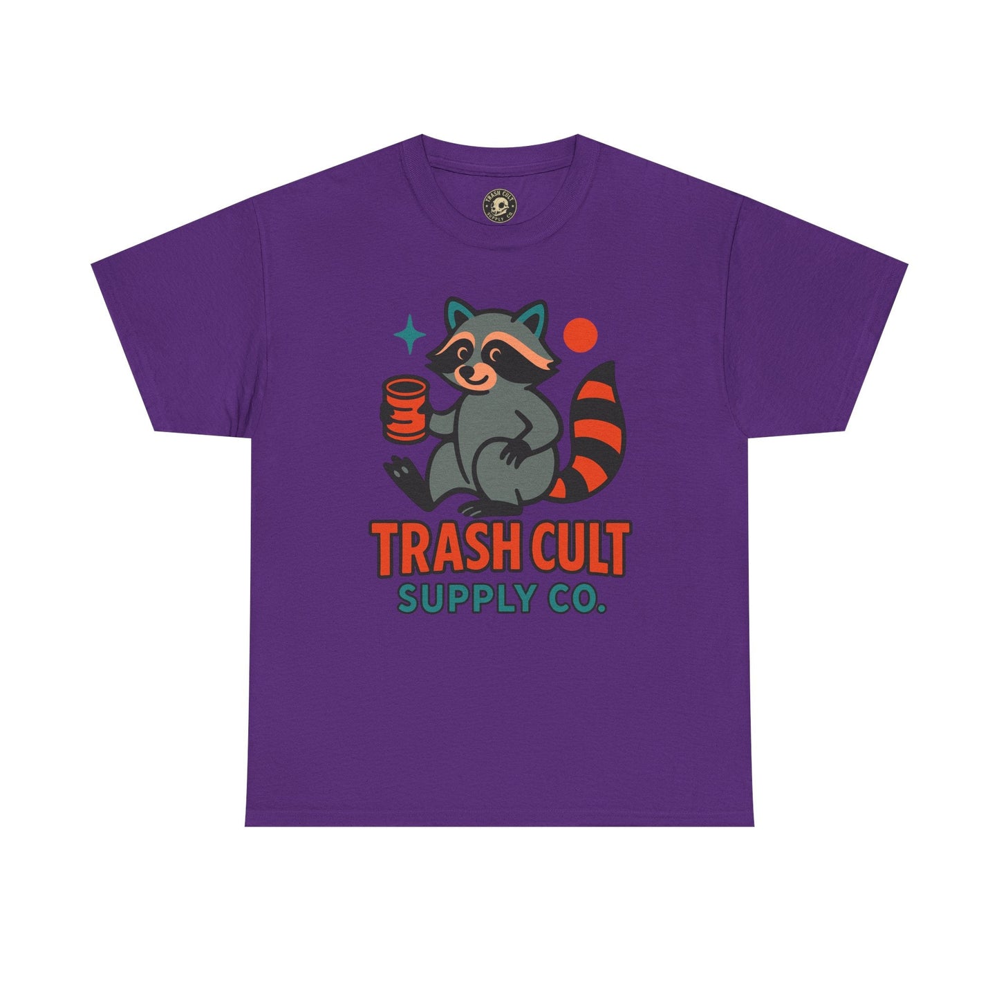 Trash Cult Supply Co. Unisex Heavy Cotton Tee, Eco-Friendly Tee, Gift for Raccoon Lovers, Cute Graphic T-Shirt, Trendy Streetwear, [...]