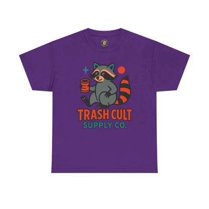 Trash Cult Supply Co. Unisex Heavy Cotton Tee, Eco-Friendly Tee, Gift for Raccoon Lovers, Cute Graphic T-Shirt, Trendy Streetwear, [...]