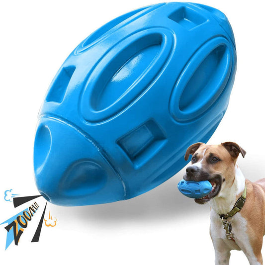 Rugby Sounding Dog Ball Toy