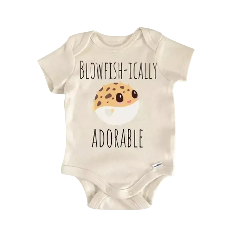 Blowfish Pufferfish Newborn Baby Onesie® Bodysuit