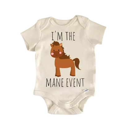 Horse Equestrian Newborn Baby Onesie® Bodysuit