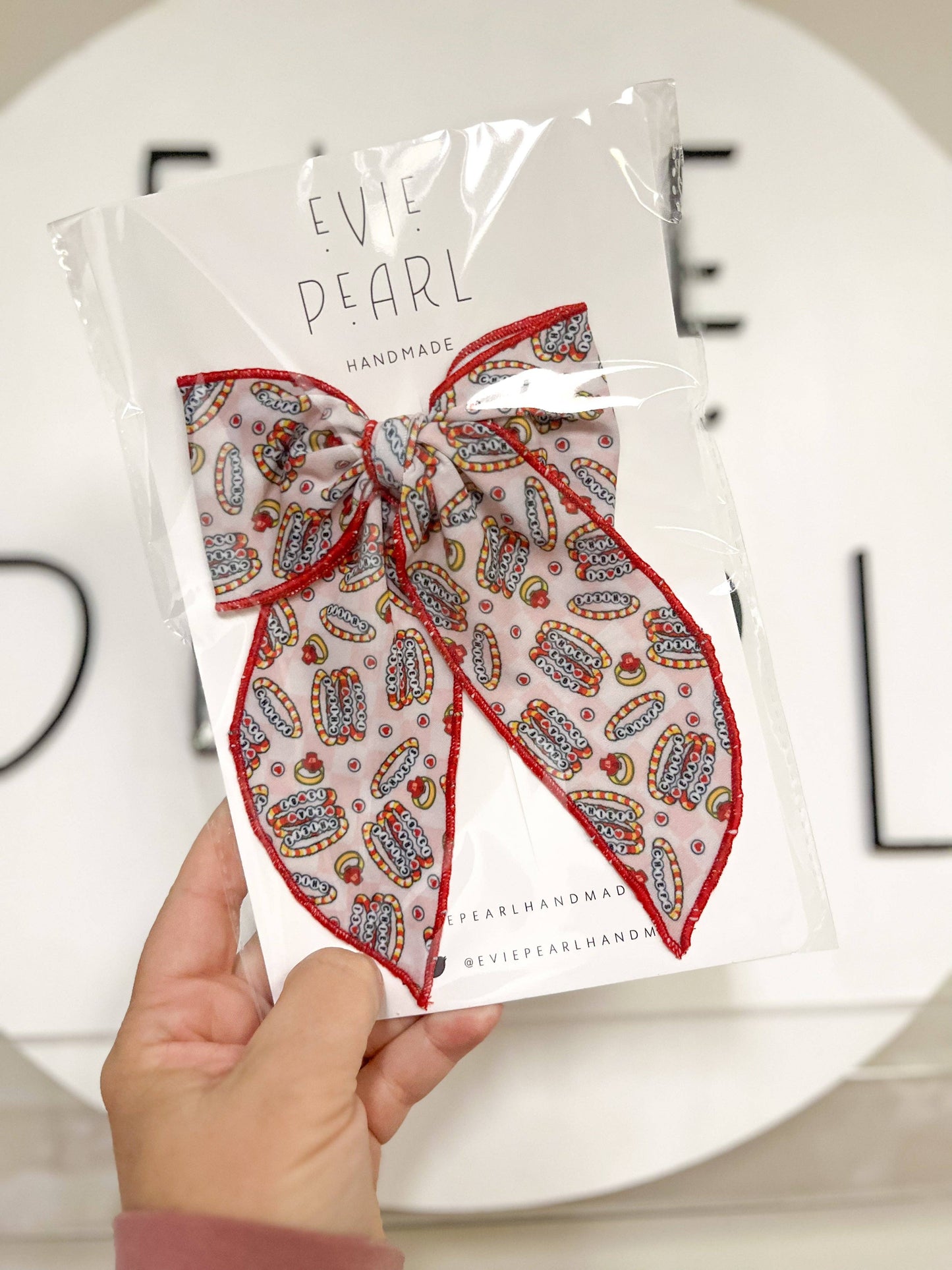 Evie Pearl Handmade LLC - Friendship Bracelet Chiefs Era 13❤️ 87 ring