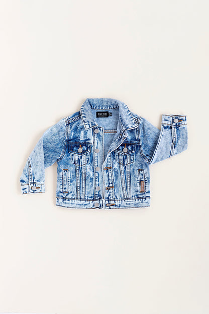DISTRESSED DENIM JACKET