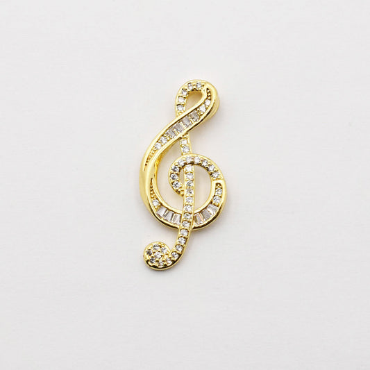 Music Note Gold Charm
