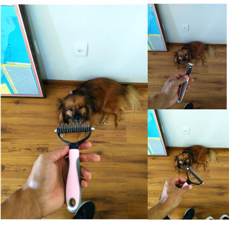 Double-Sided Pet Grooming Tool