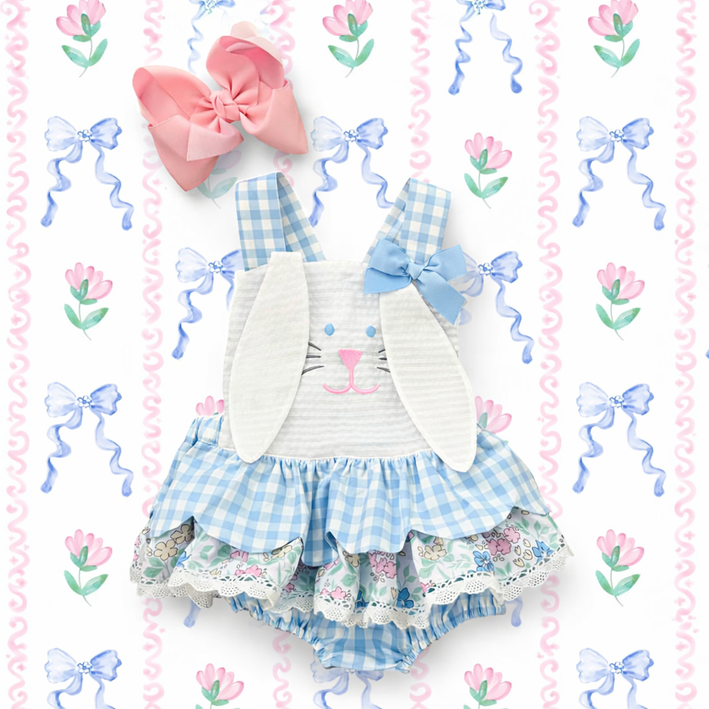 Blue Skirted Bunny Bubble