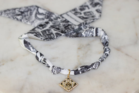Metropolitan Luxe Scarf Necklace