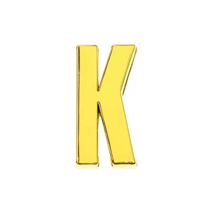 Scarf Slide Letters – 30mm – 14K Gold Non Tarnish