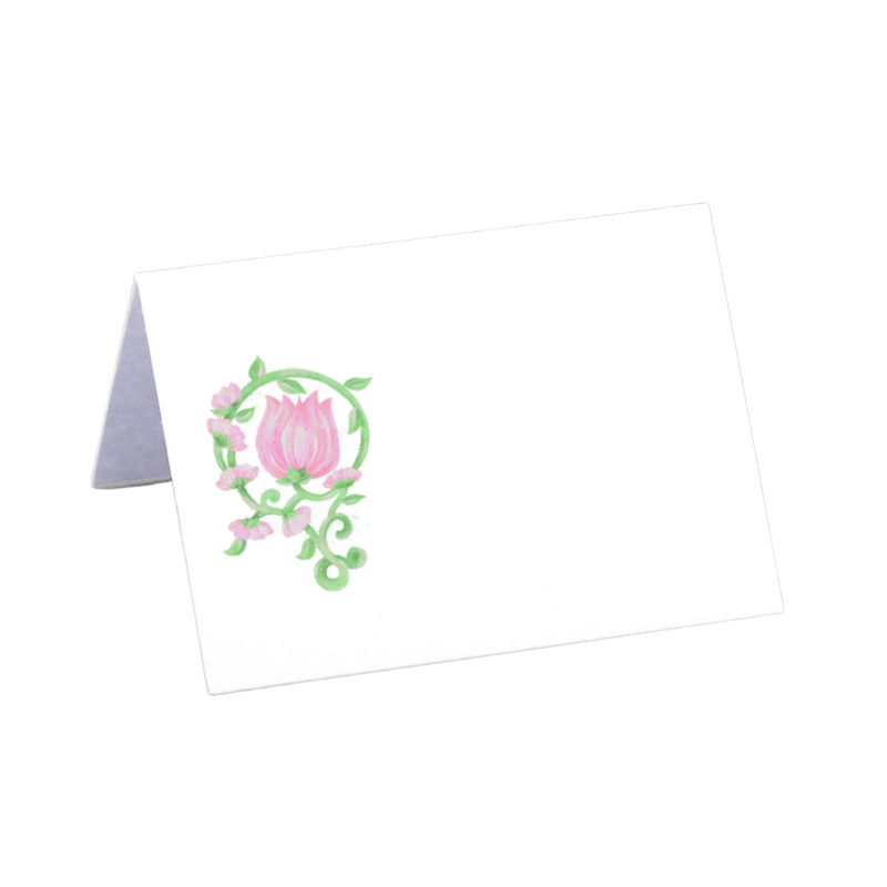 Garden and Vine - Pink Place Cards