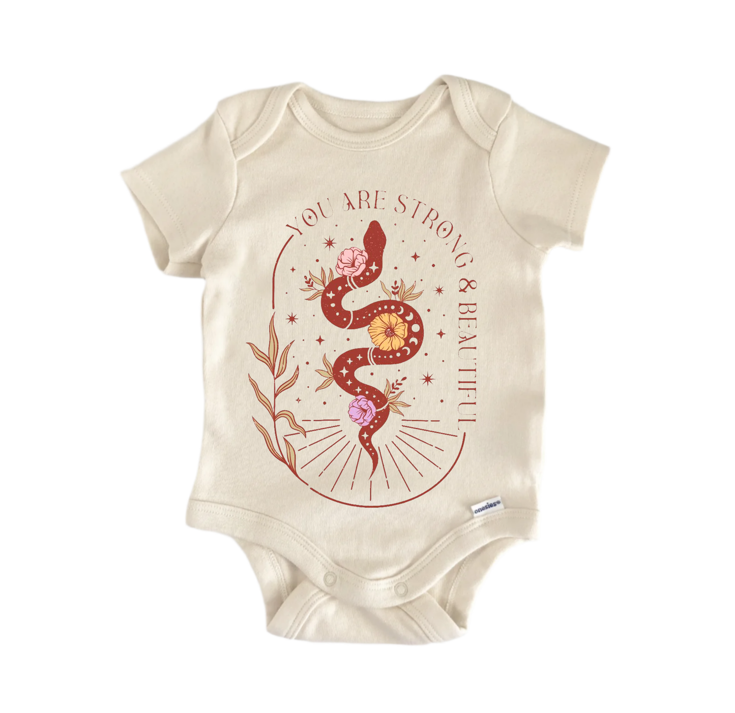 Snake Strong Moon Child Newborn Baby Onesie® Bodysuit GS1
