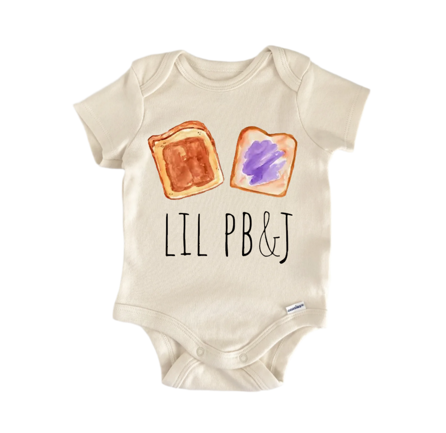 Peanut Butter Jelly Newborn Baby Onesie® Bodysuit