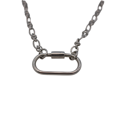 Textured Chronicle Charm Necklace: Laurelladeville x Babe Co.