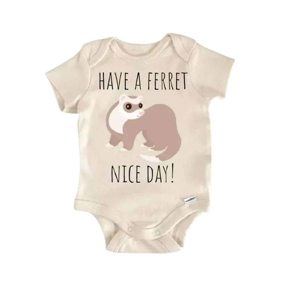 Ferret Animal Newborn Baby Onesie® Bodysuit