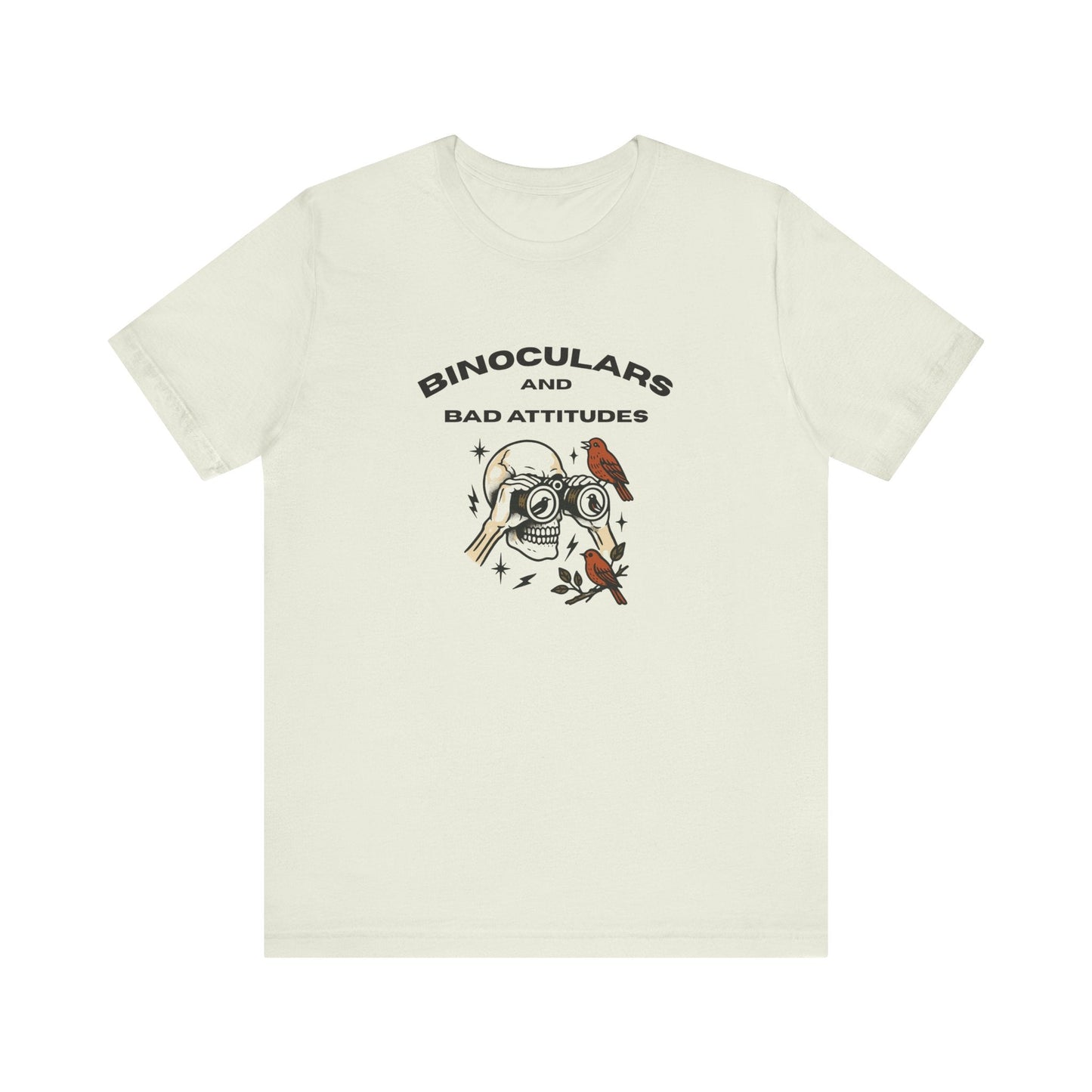 Bird Watching Is Hardcore T-Shirt | Funny Punk Birder Shirt for Misfits & Field Freaks