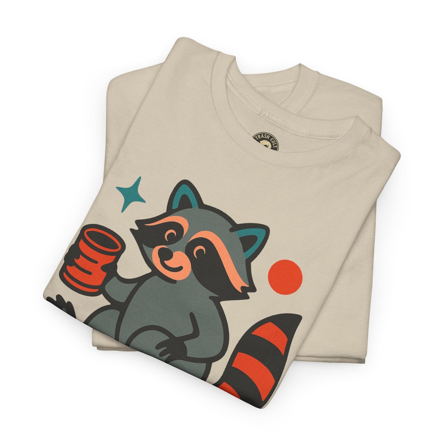 Trash Cult Supply Co. Unisex Heavy Cotton Tee, Eco-Friendly Tee, Gift for Raccoon Lovers, Cute Graphic T-Shirt, Trendy Streetwear, [...]