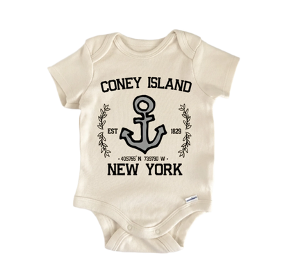 Coney Island New York Newborn Baby Onesie® Bodysuit