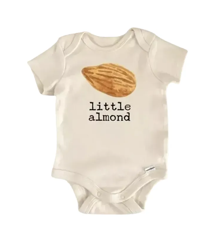 Almond Nut Newborn Baby Onesie® Bodysuit