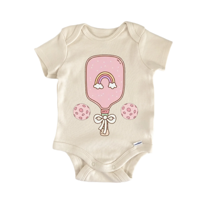 Pickleball Paddle Pink Newborn Baby Onesie® Bodysuit