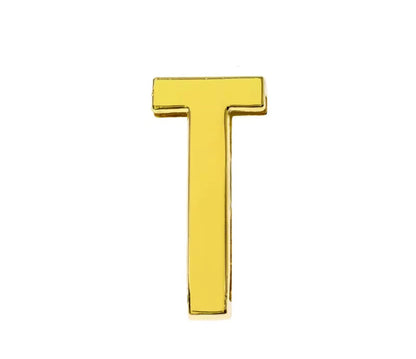 Scarf Slide Letters – 30mm – 14K Gold Non Tarnish