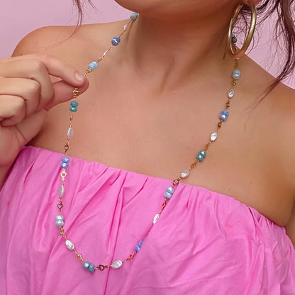 Blue Tide Necklace