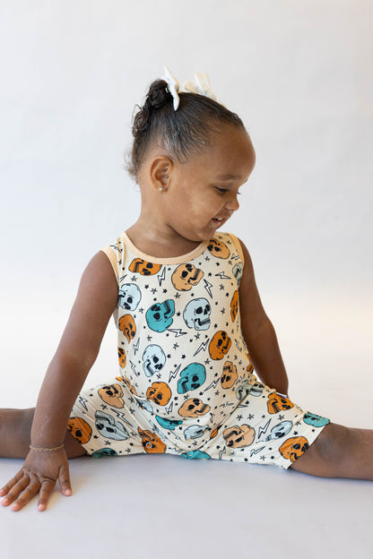 Skulls Shorty Tank Romper