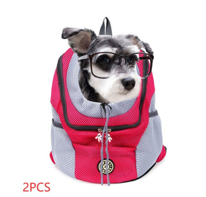 Double Shoulder Pet Travel Backpack