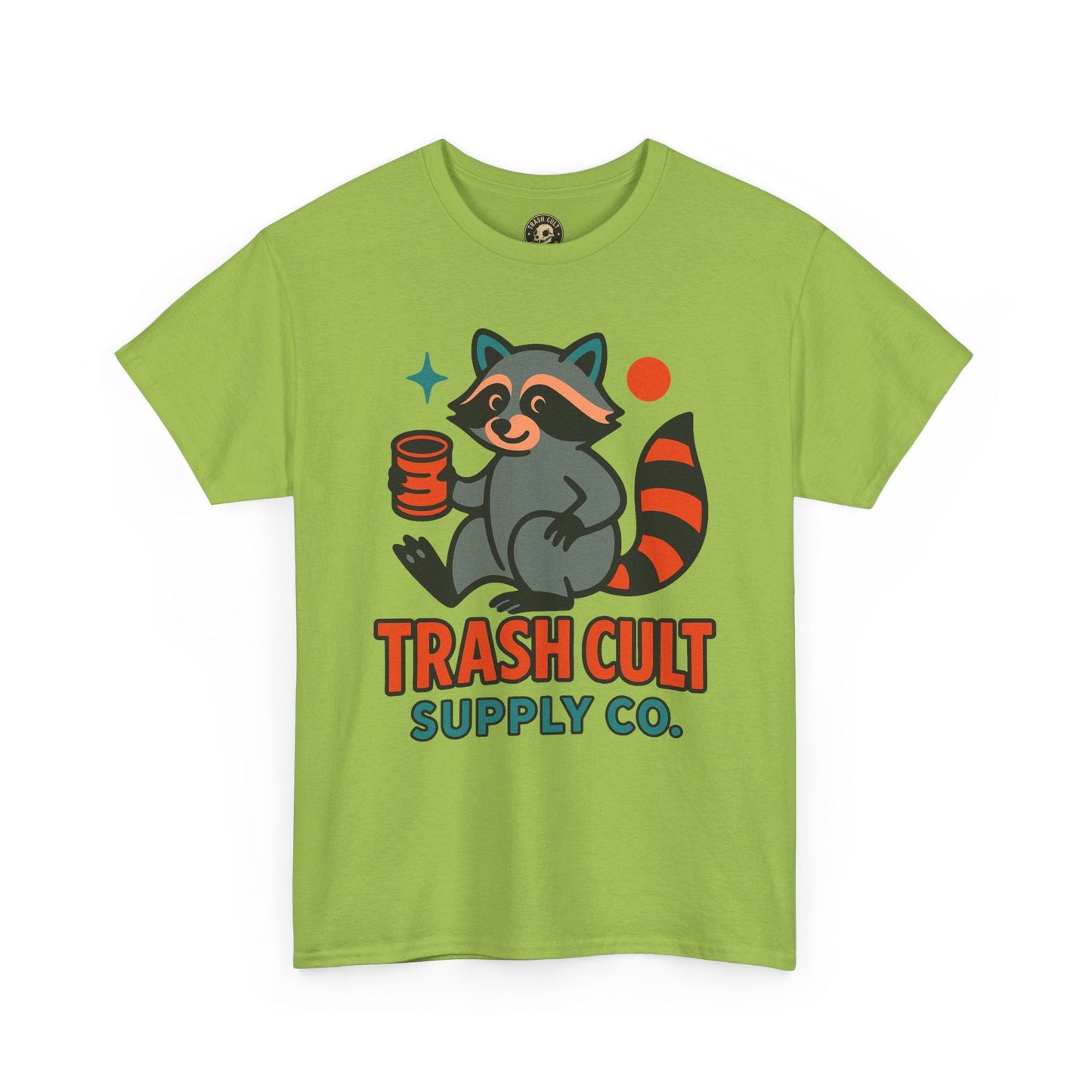 Trash Cult Supply Co. Unisex Heavy Cotton Tee, Eco-Friendly Tee, Gift for Raccoon Lovers, Cute Graphic T-Shirt, Trendy Streetwear, [...]