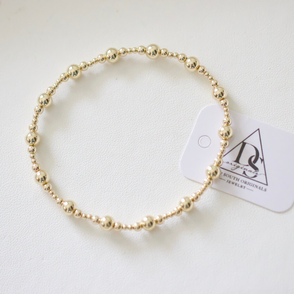 Sadie Beaded Bracelet 14k Gold Filled