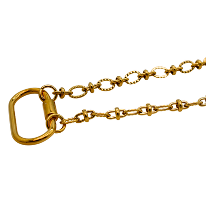 Textured Chronicle Charm Necklace: Laurelladeville x Babe Co.