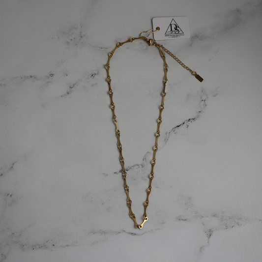 Blade Chain – Waterproof 14k PVD Gold Necklace