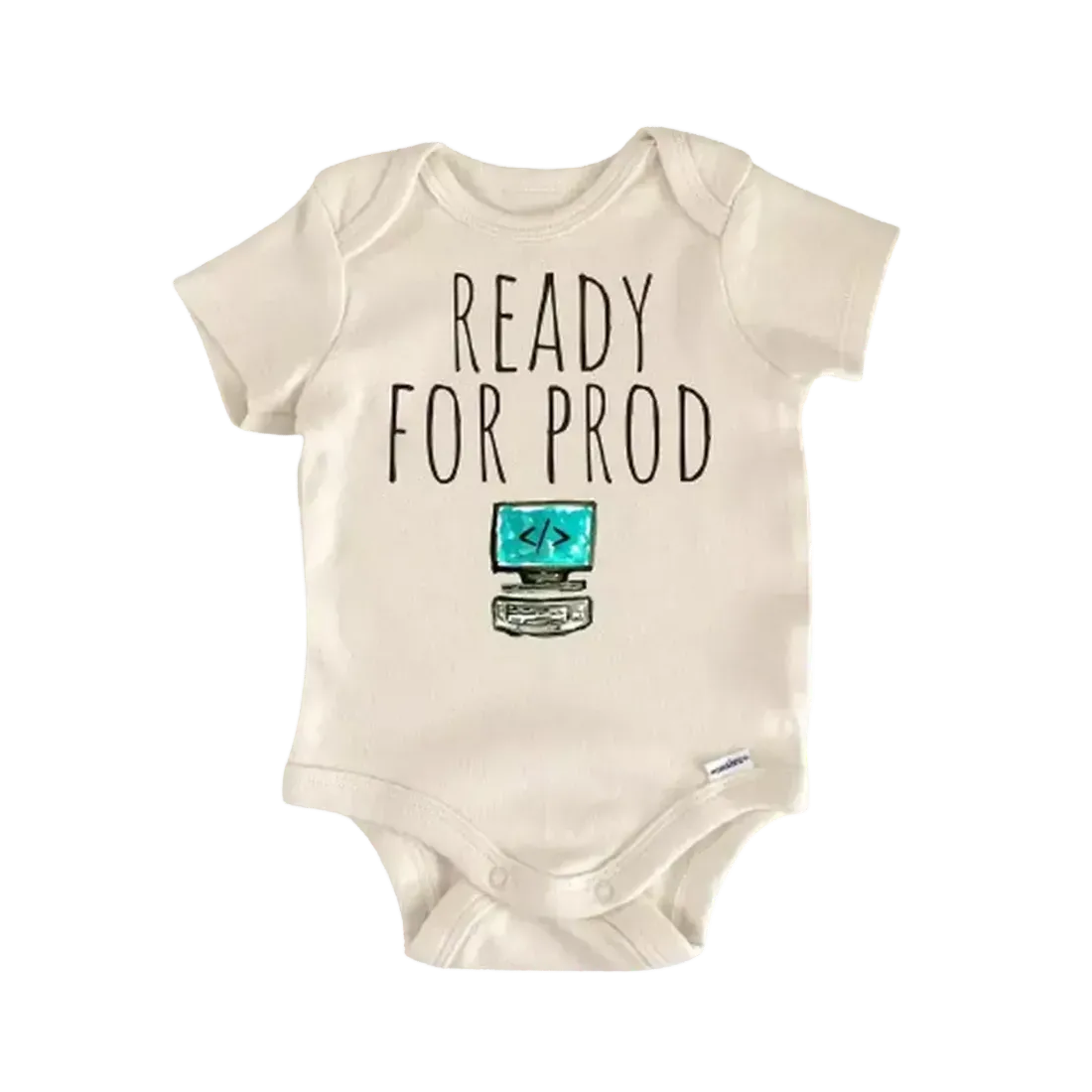 Coder Coding Programmer Newborn Baby Onesie® Bodysuit GS1