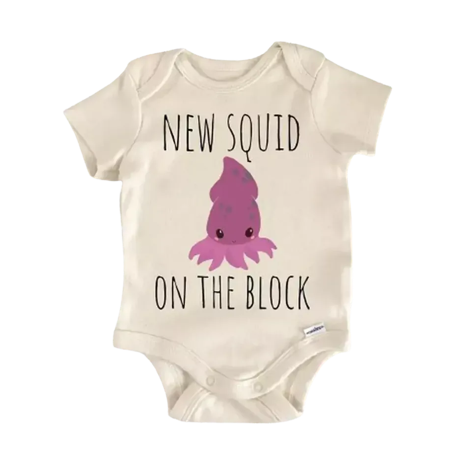 Squid Octopus Ocean Newborn Baby Onesie® Bodysuit