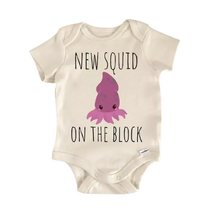 Squid Octopus Ocean Newborn Baby Onesie® Bodysuit