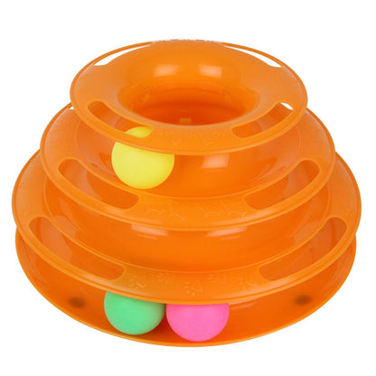Interactive Cat Ball Disk Toy