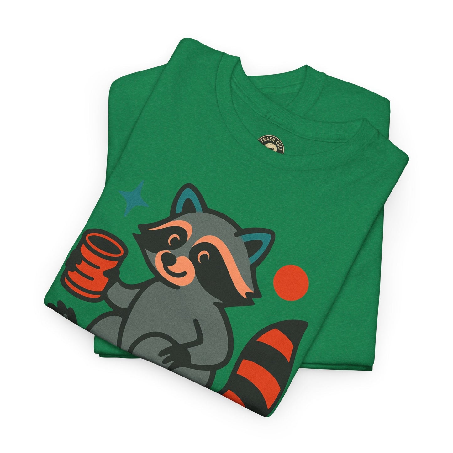 Trash Cult Supply Co. Unisex Heavy Cotton Tee, Eco-Friendly Tee, Gift for Raccoon Lovers, Cute Graphic T-Shirt, Trendy Streetwear, [...]