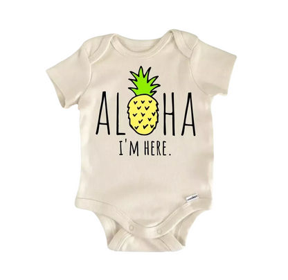 Aloha Pineapple Newborn Baby Onesie® Bodysuit