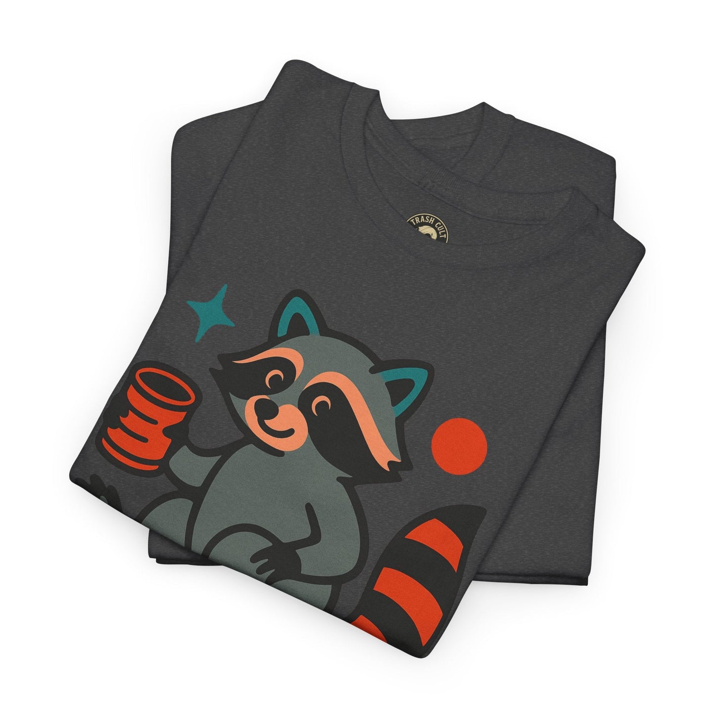 Trash Cult Supply Co. Unisex Heavy Cotton Tee, Eco-Friendly Tee, Gift for Raccoon Lovers, Cute Graphic T-Shirt, Trendy Streetwear, [...]