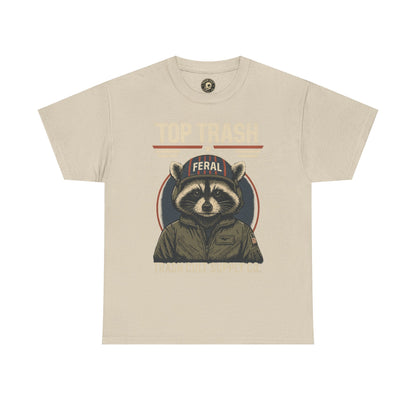 Feral Top Trash Raccoon Pilot Shirt – Trash Cult Supply Co. Parody Tee