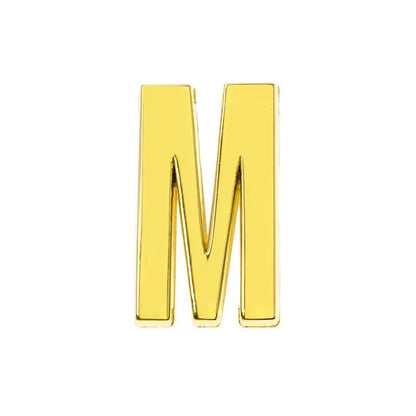 Scarf Slide Letters – 30mm – 14K Gold Non Tarnish
