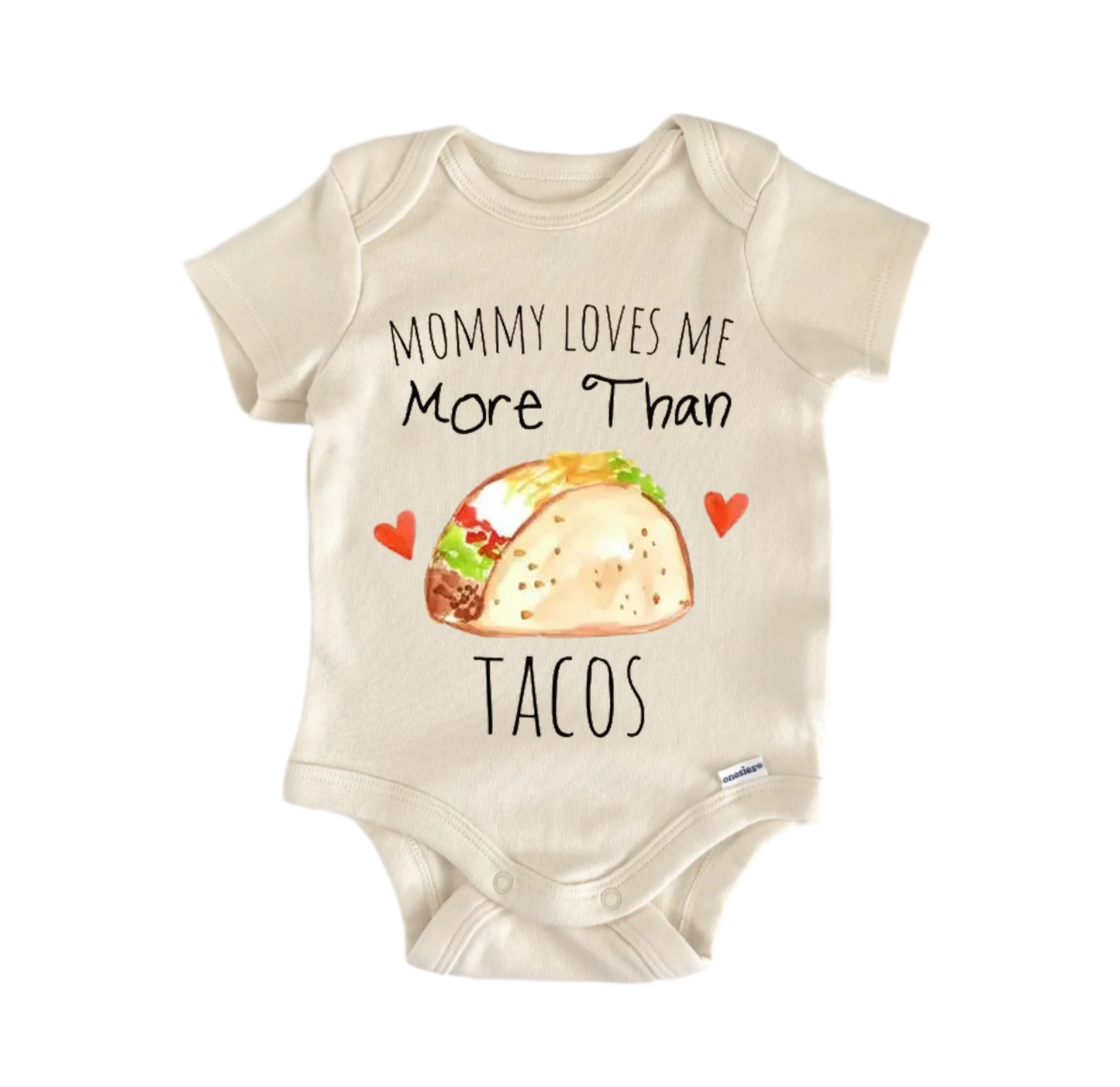 Taco Love Newborn Baby Onesie® Bodysuit