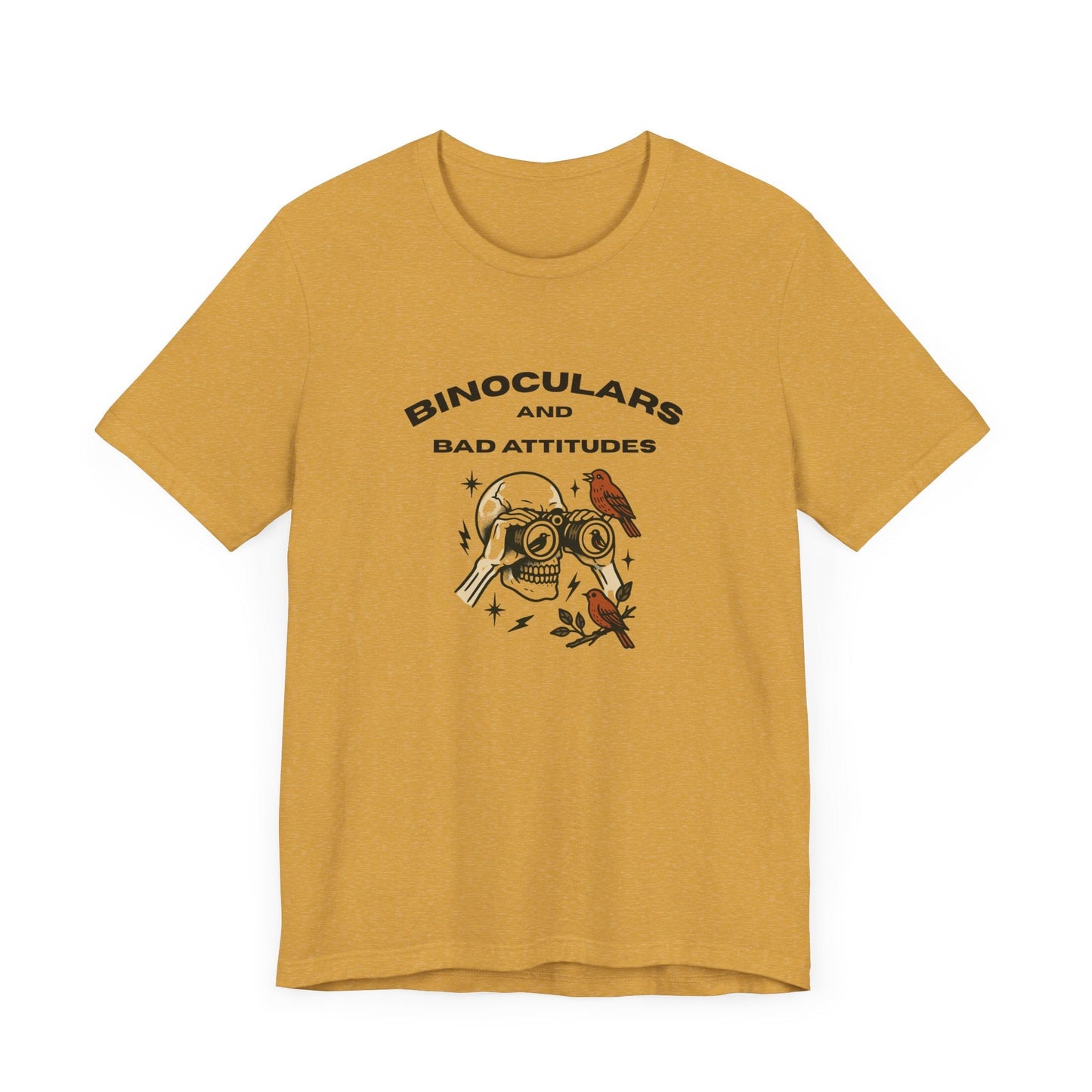 Bird Watching Is Hardcore T-Shirt | Funny Punk Birder Shirt for Misfits & Field Freaks