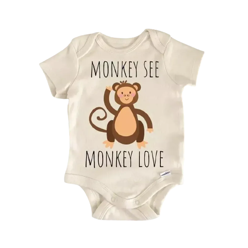 Monkey Jungle Animal Newborn Baby Onesie® Bodysuit
