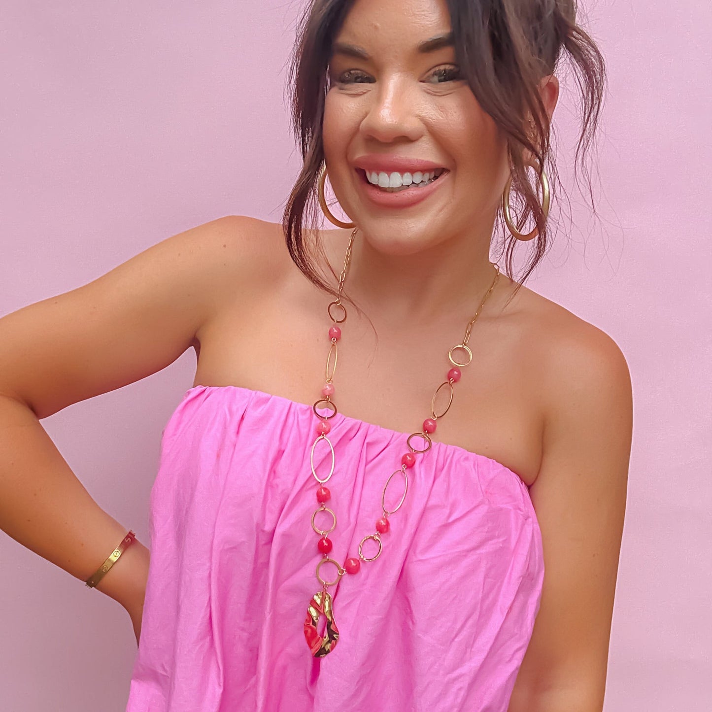 Pink Mirage Necklace