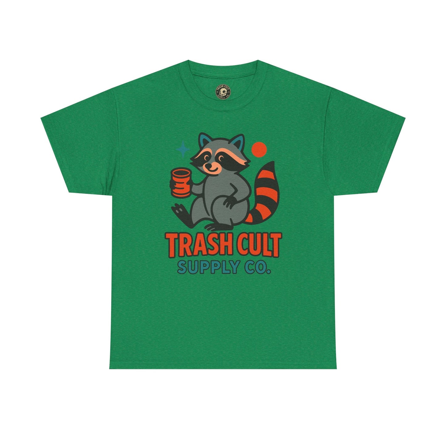 Trash Cult Supply Co. Unisex Heavy Cotton Tee, Eco-Friendly Tee, Gift for Raccoon Lovers, Cute Graphic T-Shirt, Trendy Streetwear, [...]